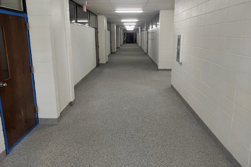 school concrete floor coating